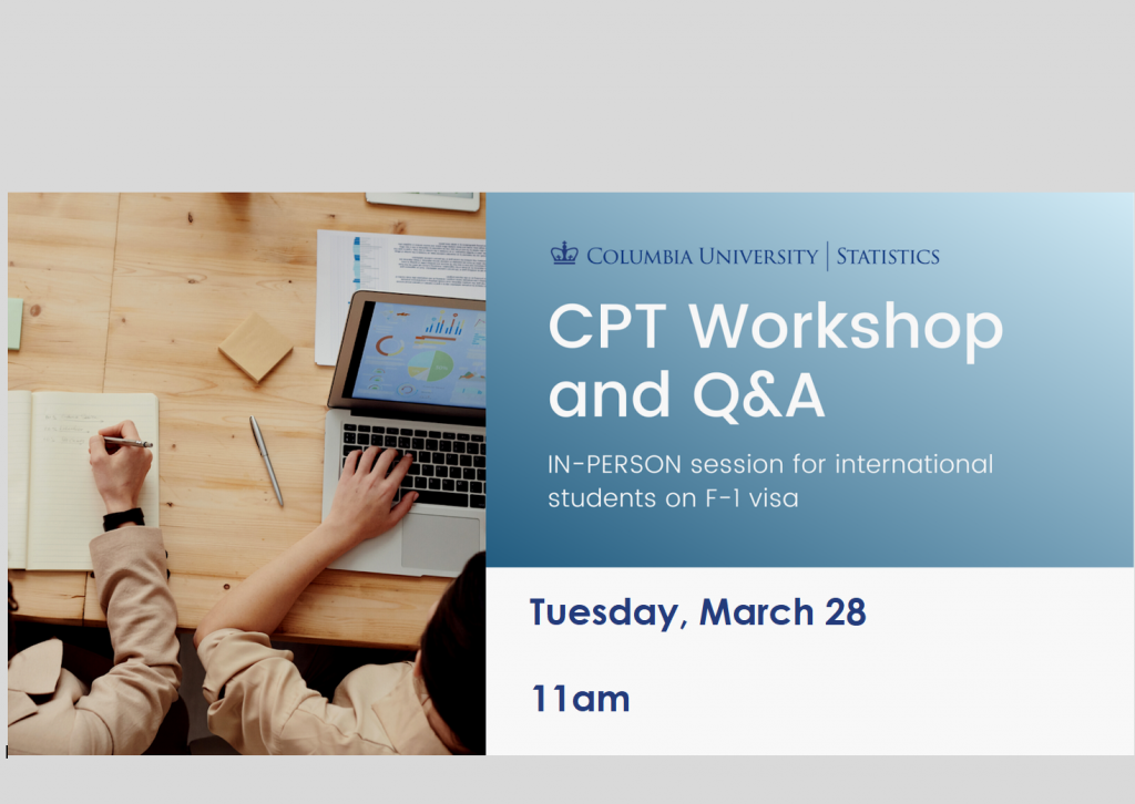 Columbia University Department Of Statistics M A Programs CPT Columbia university department of statistics m a programs cpt